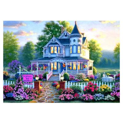 China 5DDIY Full Modern Home Landscape Brick Embroidery Cross Stitch Home Decoration Kit for sale