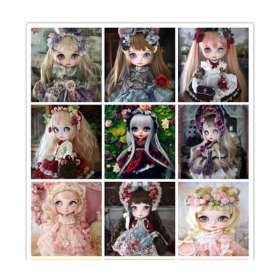 China Custom Diamond Painting Barbie Series Support 5D DIY Diamond Painting Home Decoration Cross Stitch Modern Full Stitch Wall Circle for sale