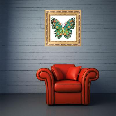 China Wholesale Modern 5D Diamond Painting Diy 5D Resin Round Diamond Painting Decorative Painting Animal Butterfly for sale