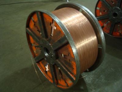 China 0.965mmHT Dia. 1255N/50mm Adhesion Smooth Coating Copper Clad Steel Wire Tires Rims for sale