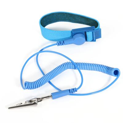 China Anti Static ESD Wrist Strap Anti Static Discharge Cables Elastic Band With Cordless Cordless Clip For Electronics Repair Work Tools for sale