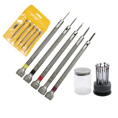 China Stainless Steel Factory Directly Supply A Variety Of Models Of Precision Stainless Steel Screwdriver Kit Watch Repair Kits for sale