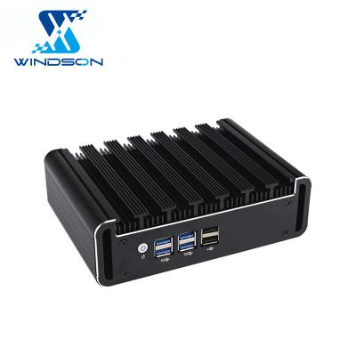 China Fanless Small Host i3/i5/i7 Industrial Core Processor Desktop All-Aluminum Control Host M.2 WIFI RDA 180*125*55mm for sale