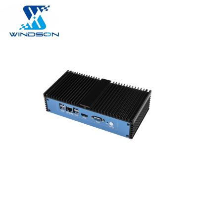 China Barebone Network Server PC Intel Core I3 I5 I7 PC Support pfsense Micro Fanless Firewall Industrial Router With 6 RJ45 1000M LAN 175*110*37mm for sale