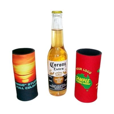 China Sublimation 4mm Neoprene Box Holder Waterproof Colorful Stubby Cooler Holder Printing Beer Bottle Insulated Sleeve for sale