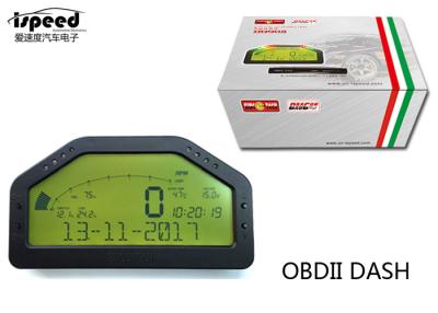 China DO903 Race Car Gauges 6.5 Inch OBDII Bluetooth Digital Dashboard Green Backlight for sale