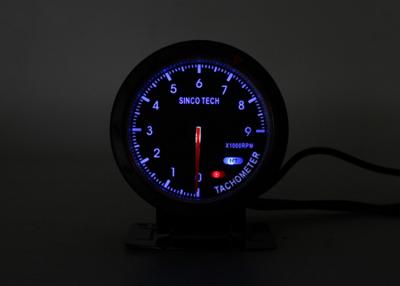 China Blauer Tachometer Digital U/min, Automobil-U-/minmeter-Rundschreiben-Instrument zu verkaufen