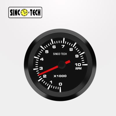 China 638 Sensor White Sinco Tech Dash Rpm Meter Digital Gauge for sale