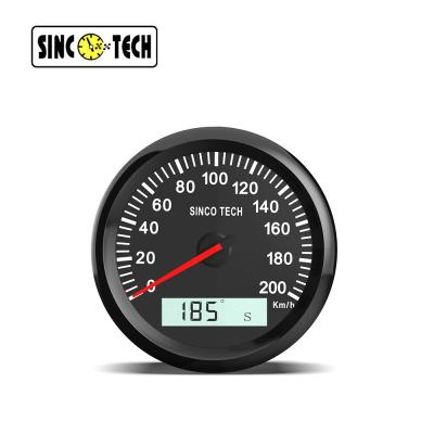 China DO917 LCD Display 12v 24v ABS 85Mm GPS Speedometer Compass for sale