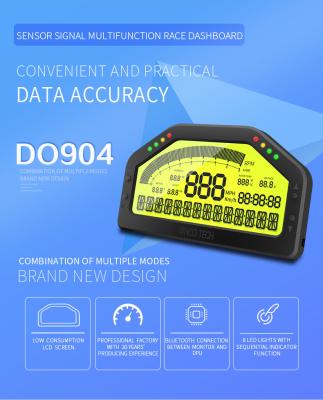 China Do904 meten de Temperaturen van het Autowater 6,5 Duimlcd het Schermmotor het Rennen Dashboard Te koop