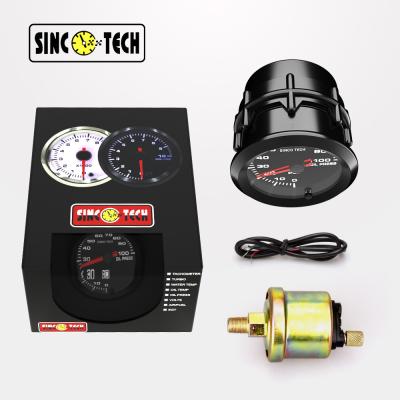 China 637 Sensor 16V DC Digital Oil Pressure Gauge With LCD Liquid Crystal Display for sale