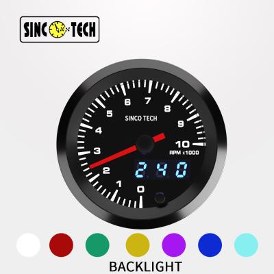 China 52mm Streepje Digitale t/min Autometer Digitale Tachometer met 7 Kleuren Te koop