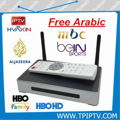 China factory price no monthly pay free Arabic iptv box,indian channels, arabic channels android tv box for sale