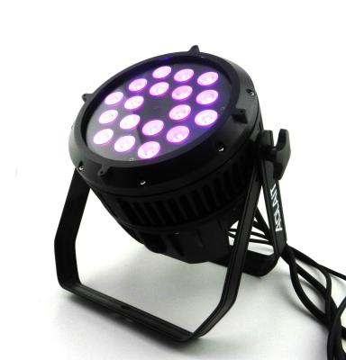 China 4 in 1 18pcs LED PAR Light water proof for sale