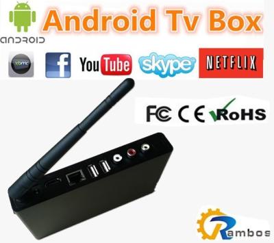 China 100+ viven la ayuda quad-core XBMC Amlogic 4.4.2 de la caja del androide IPTV IPTV de la caja rusa de los canales en venta