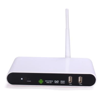 China WIFI, CAJA androide combinada del receptor IPTV de 3G Digitaces con los receptores de DVB-T2 CCCAM XBMC en venta