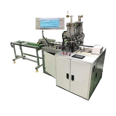 China Stable Fully Automatic Ultrasonic Flat Ear-loop Mask Machine , Face Mask Ear Loop Spot Welding Machine for sale