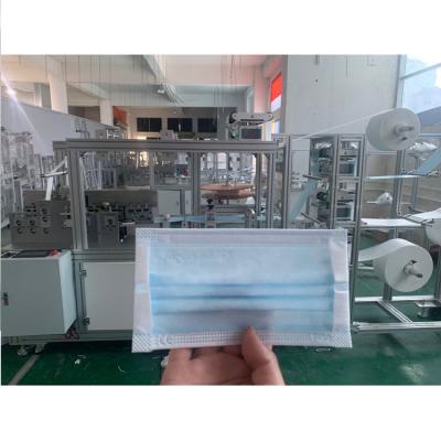 China Stable Fully Automatic 3 Layer Mask-Production-Machine, High Speed ​​Flat Face Mask Maker Machine for sale