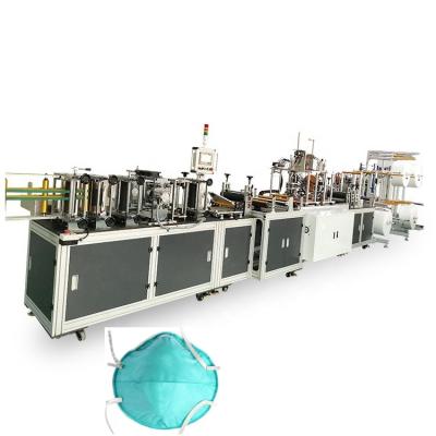 China Making Kn95 Disposable Face Mask Mask Making Machine Automatic Face Mask Machine for sale