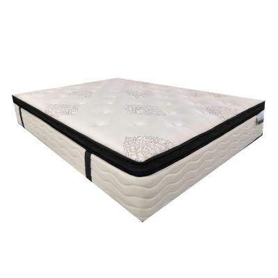 China Cool Memory Gel Euro Foam Euro Pocket Cooling Top Independent Spring Coils Mattress With Belt Queen Twin Full King for sale