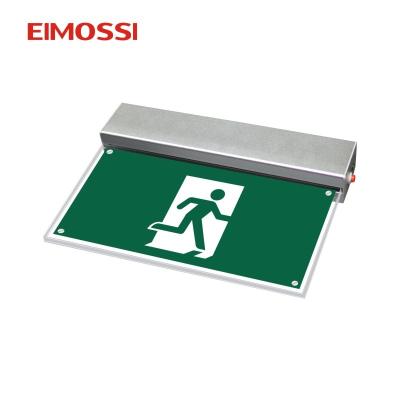 China Running Man Led 220VAC 3H NICD CEAluminum Double Face Led Running Man Exit Sign Light Light for sale