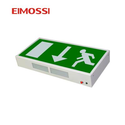 China Emergency Exit Signage Good Quality Span CE Long Life Lamp Led Electronic Emergency Light Exit Sign Plate Box for sale