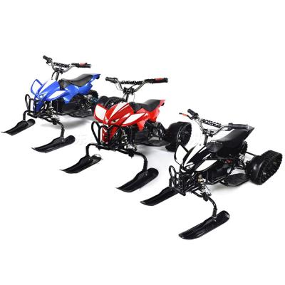 China Steel Frame Structure+Freeze-Resistant Plastic Accessories Electric Snow Scooter Snowmobile Snow Rider Chinese High Quality For Adults Children Kids for sale