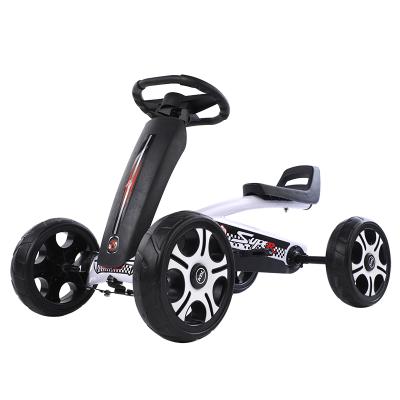 China outdoor four wheels kids powerful toy car small kids play to go kart car 97*32*74CM for sale