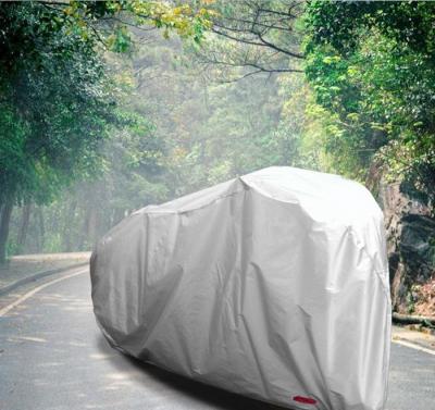 China Large Motorcycle Cover UV Protection PU 210D Coating Outdoor Waterproof Motorcycle Cover for sale