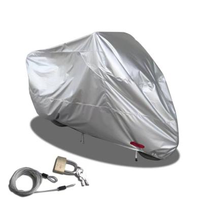 China Universal Protective Motorbike Dust Cover UV 210D Oxford Waterproof Outdoor Motorcycle Cover for sale