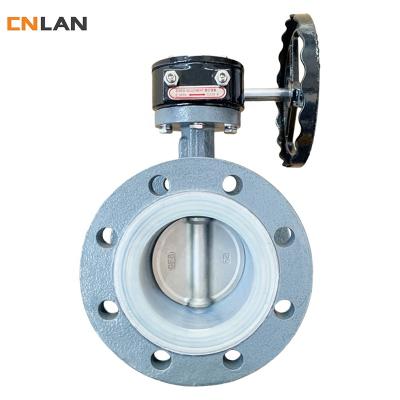 China OEM general turbine wafer butterfly valve, WCB SI silicone valve seat seal soft centerline butterfly valve for sale