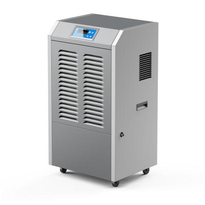 China Hotels Automatic Return Dry Air Dehumidifier For Basement 70L/D 150L/D Portable Commercial Dehumidifier for sale