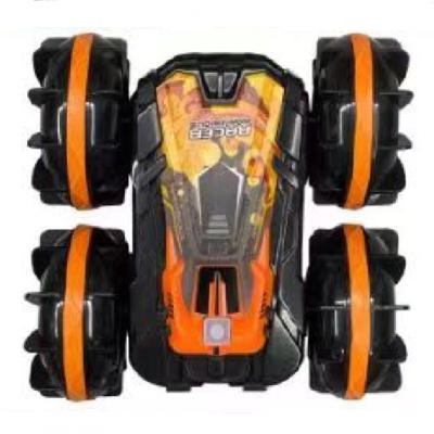 China 2.4GHZ Stunt Dual Amphibious Remote Control Amphibious Stunt Car With Light For Children 2022 New Style for sale