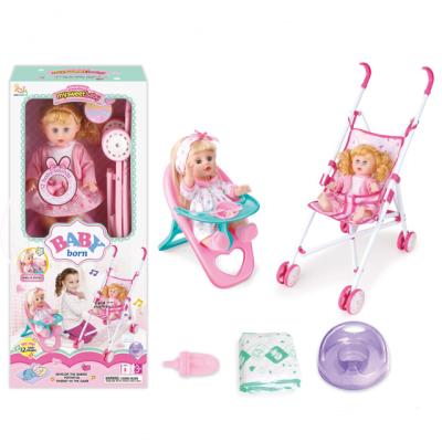 China 12 Inch Silicone Educational Baby - Doll With 12 English IC Sounds For Kids And Children To Play House for sale