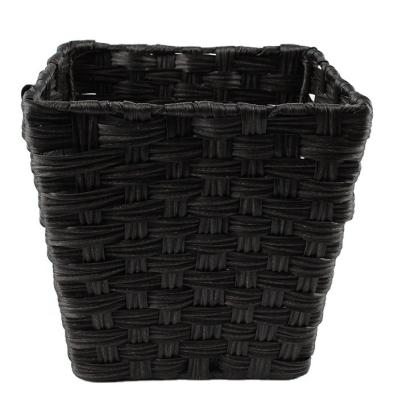 China Factory Price Viable PE Woven Plastic Storage Packaging Basket for sale