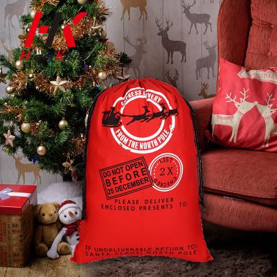 China High King Gift Bag Santa Fabric Bags Eve Drawstring Eco-Friendly Decoration Christmas Bags The New Listing for sale