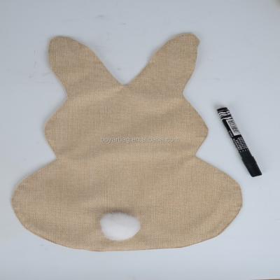 China New Style DIY Bunny Burlap Home Eco - Friendly Blank Flags Garden Flag Blank for sale