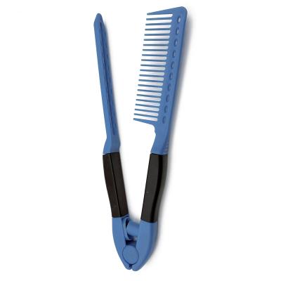 China 2019 Plastic Portable Mini Folding Tooth Hairdressing Dual Function Dense Comb for sale