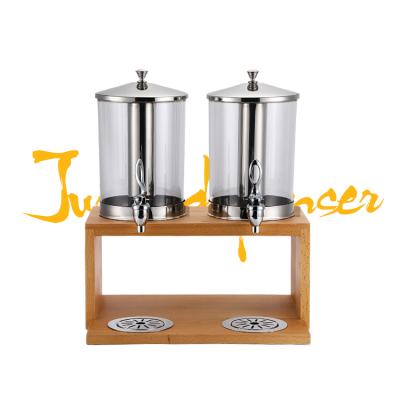 China China Manufacture Hotel Restaurant Simple Commercial Dispenser Luxury Simple Prices Stainless Steel Juice Fruit Jar Acrylic Juice Dispenser for sale