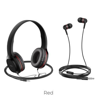 China 2020 Hoco W24 newcomer comfortable trending cheap headphones with elastic MIC cable and 3.5 plugs up. for sale