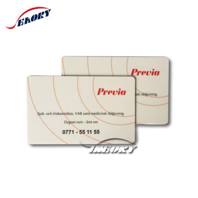 China PVC Material Supermarket PVC ID Cards Plastic PVC Sheet For Company Use for sale