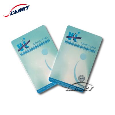 China Bank Card / Gift Certificate Membership Card Customized Programmable Contact IC Card With Chip Code Inklet Printing Cards Durable Adhesive Plastic for sale