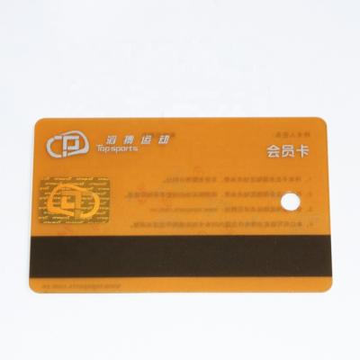 China Protect Credit Card Size PVC Plastic Business Cards CR80 Playing Cards Sports Cards With Magnetic Stripe for sale