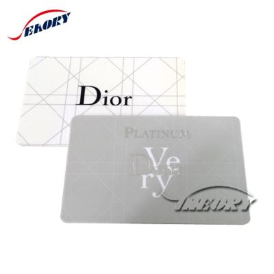 China Transparent Business Card Membership Card ISO Standard PVC CMYK Card Printing Durable Matte QR Code PVC Cards for sale