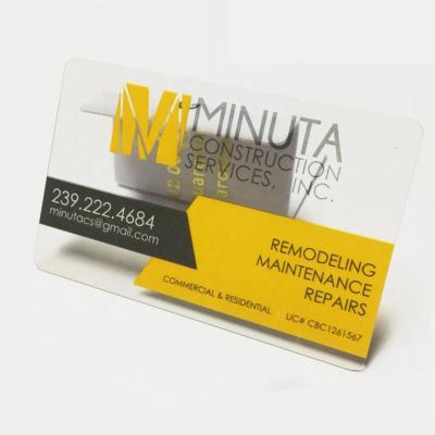 China Business Card Membership Card Quickly Received Transparent PVC Card CMYK Printing With Lamination Frosted Gold Foil Nfc Cards for sale