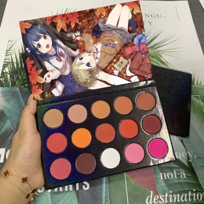 China Wholesale 15 color makeup cosmetics waterproof diy private label customize design vegan eyeshadow palette for sale