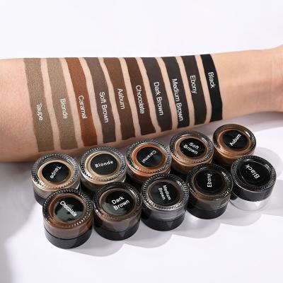 China 10 Colors Private Label Makeup Eyebrow Waterproof Wholesale Waterproof Gel for sale