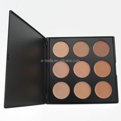 China Sunscreen Make Your Own Brand 9 Colors Professional Foundation Contour Concealer Palette For Women for sale