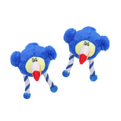 China Stocked High Quality Plush Baby Chicken Animal Shapes Interesting Squeaky Cute Pet Dog Toy for sale