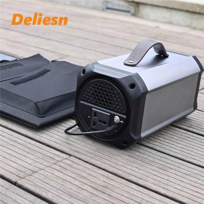 China Type C 110V 300W 345WH Home Portable Solar Powered Solar Powered Storage Charge Controller For Outing Picnic Emergency Lighting for sale